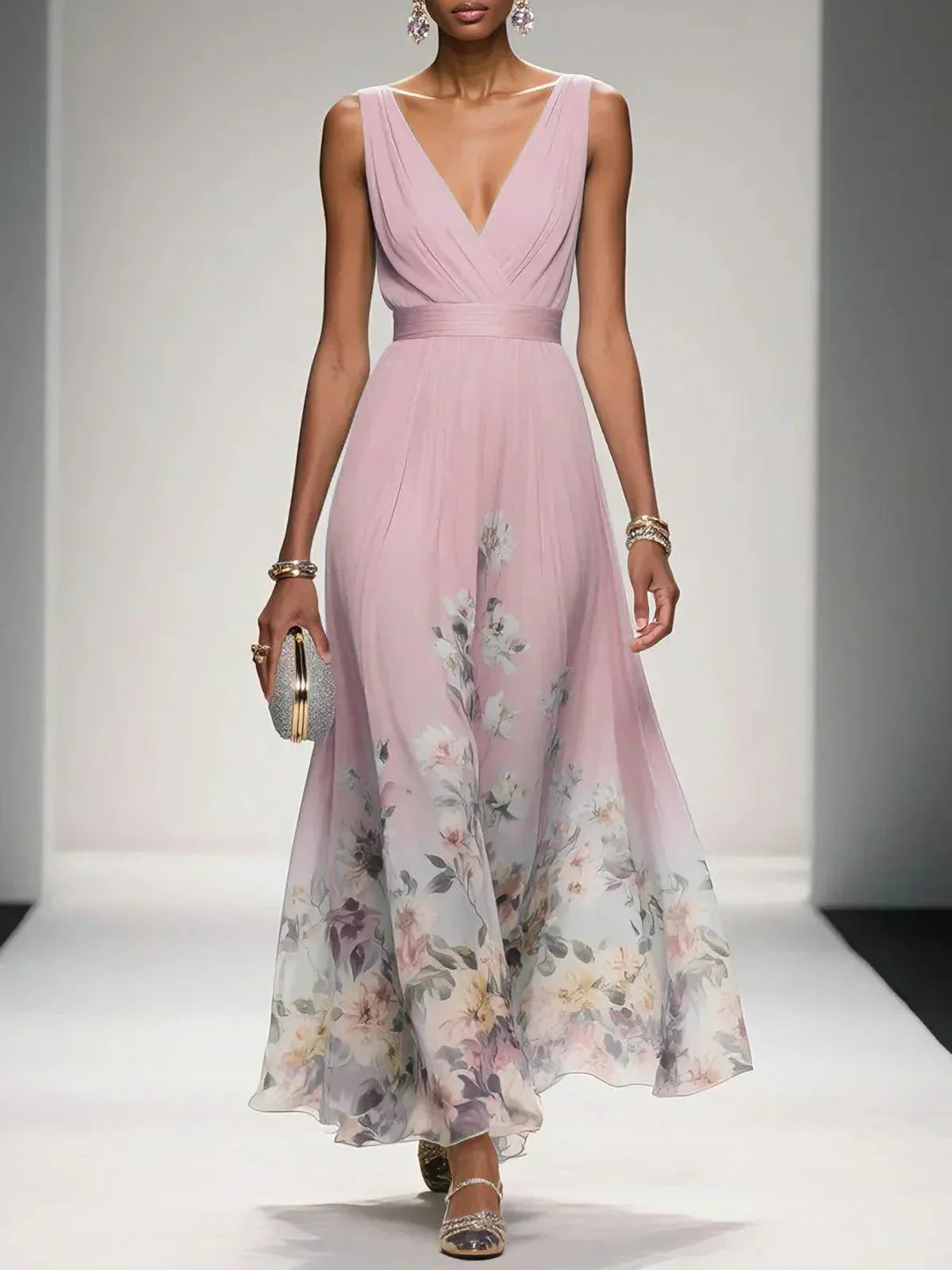Celestia | Women’s Floral Wedding Maxi Dress