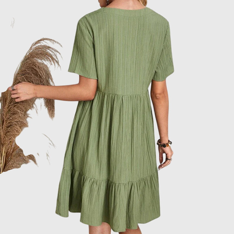 Tessa | Women’s V Neck Mini Dress
