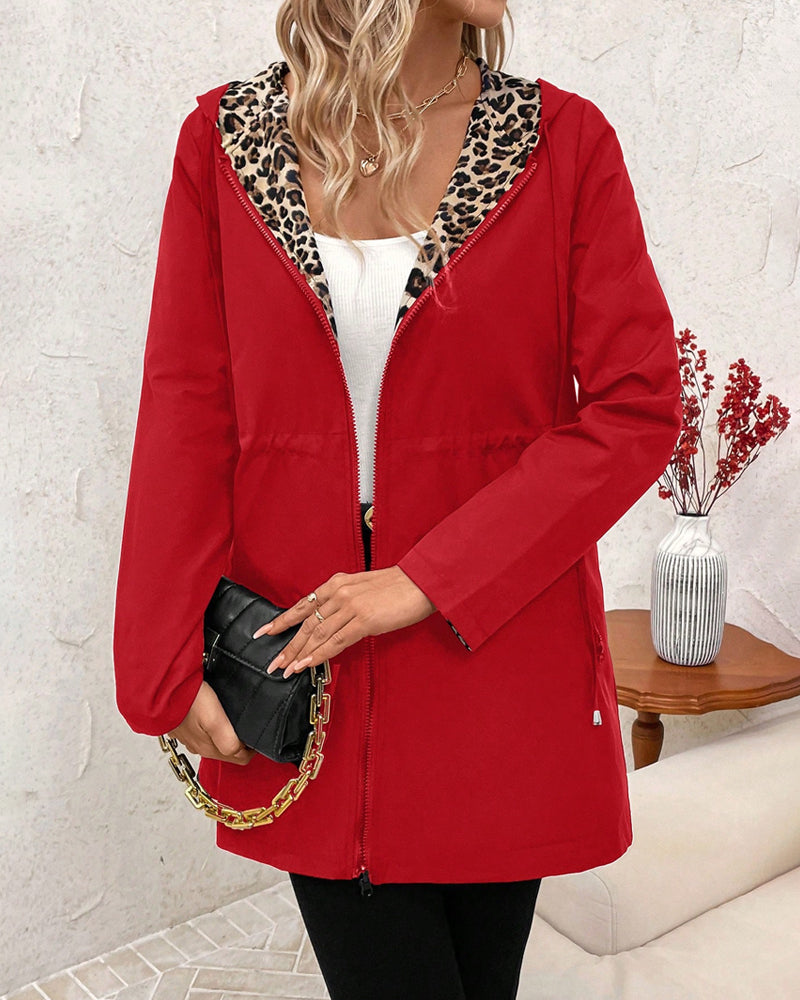Makenna | Women’s Leopard-Lined Coat