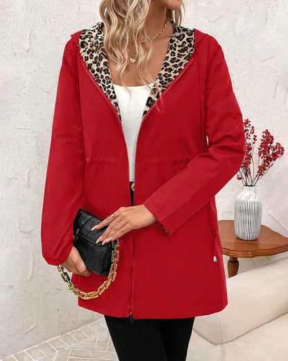 Makenna | Women’s Leopard-Lined Coat
