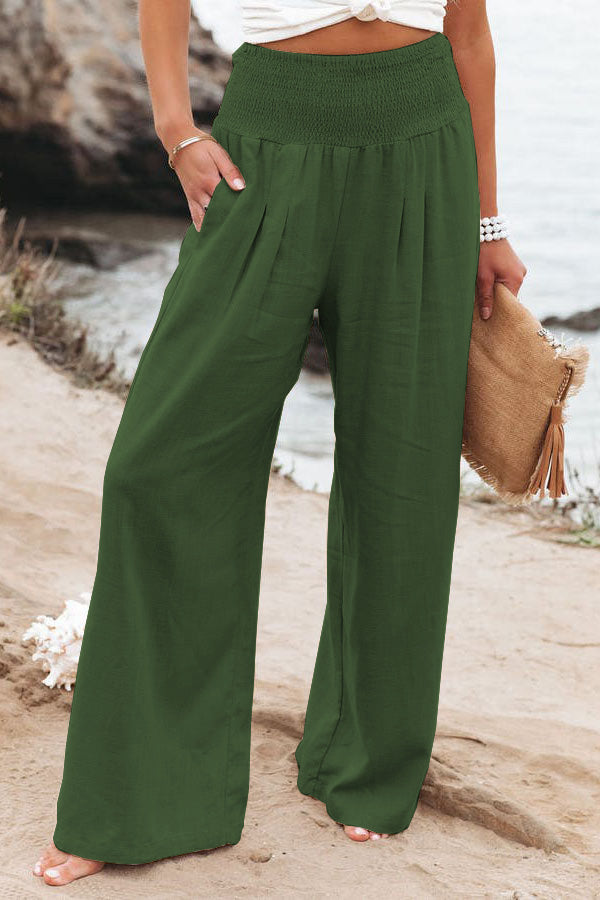 Sienna | Women’s High Waist Wide Leg Trousers