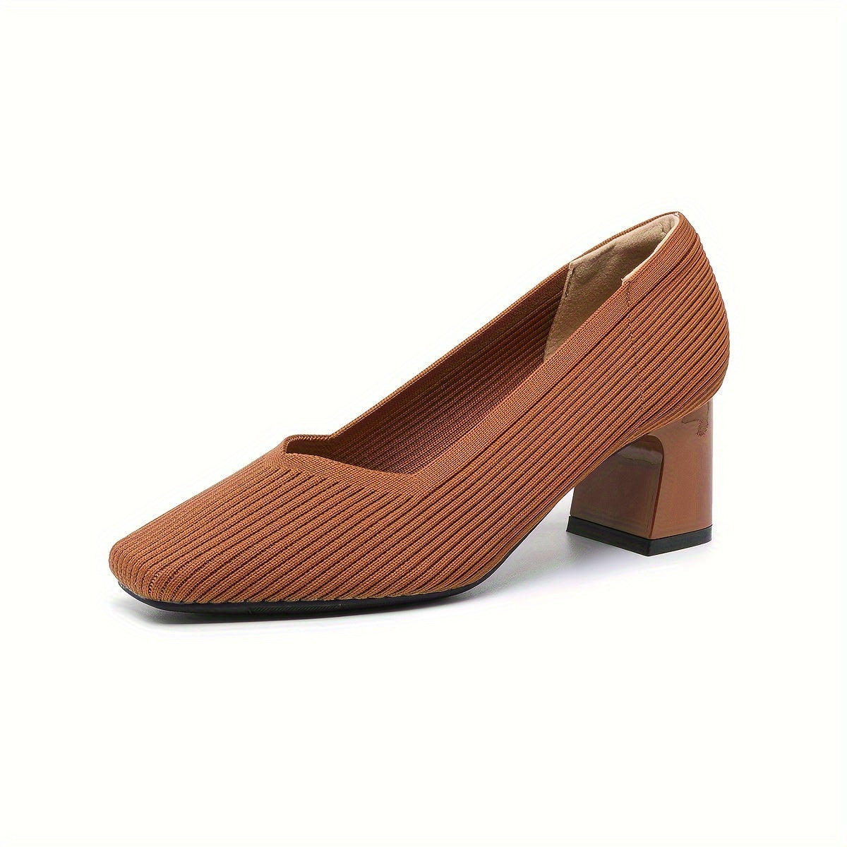 Tanya | Women’s Textured Block Heel Pumps
