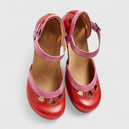 Aubriella | Women’s Orthopedic Colorblock Cutout Sandals