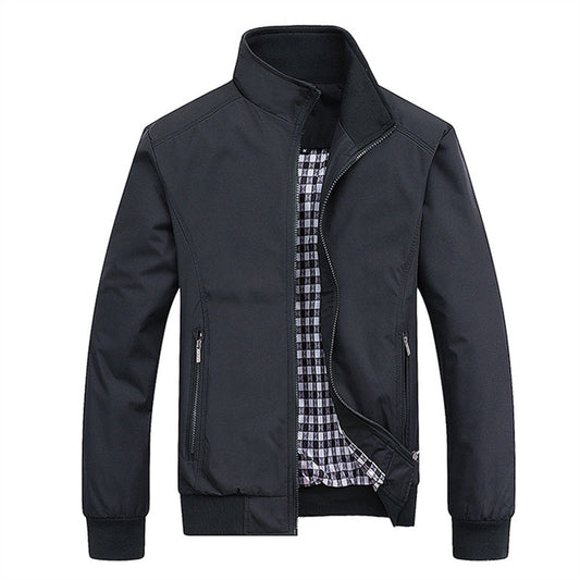 Ervin | Men’s Zip-Front Bomber Jacket