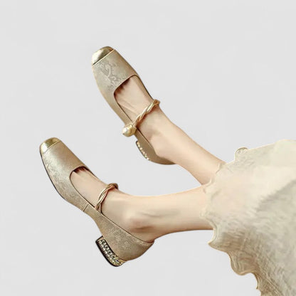 Leighton | Women’s Orthopedic Mary Jane Low Heel Shoes