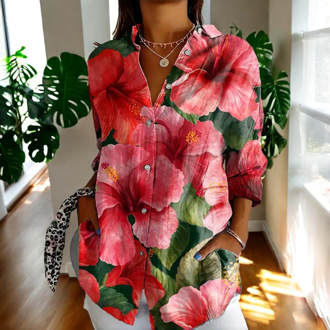 Hannah | Women’s Floral Vintage Blouse