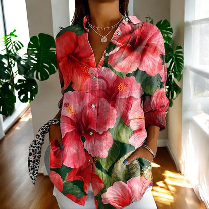 Hannah | Women’s Floral Vintage Blouse