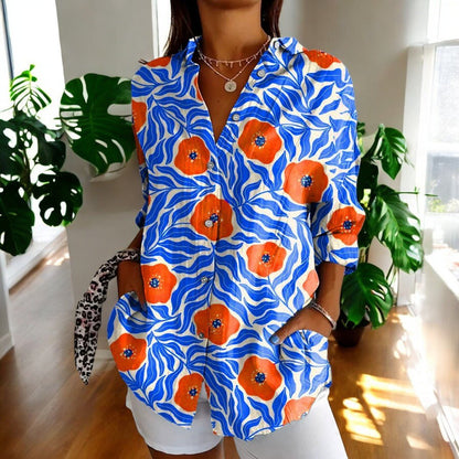 Hannah | Women’s Floral Vintage Blouse