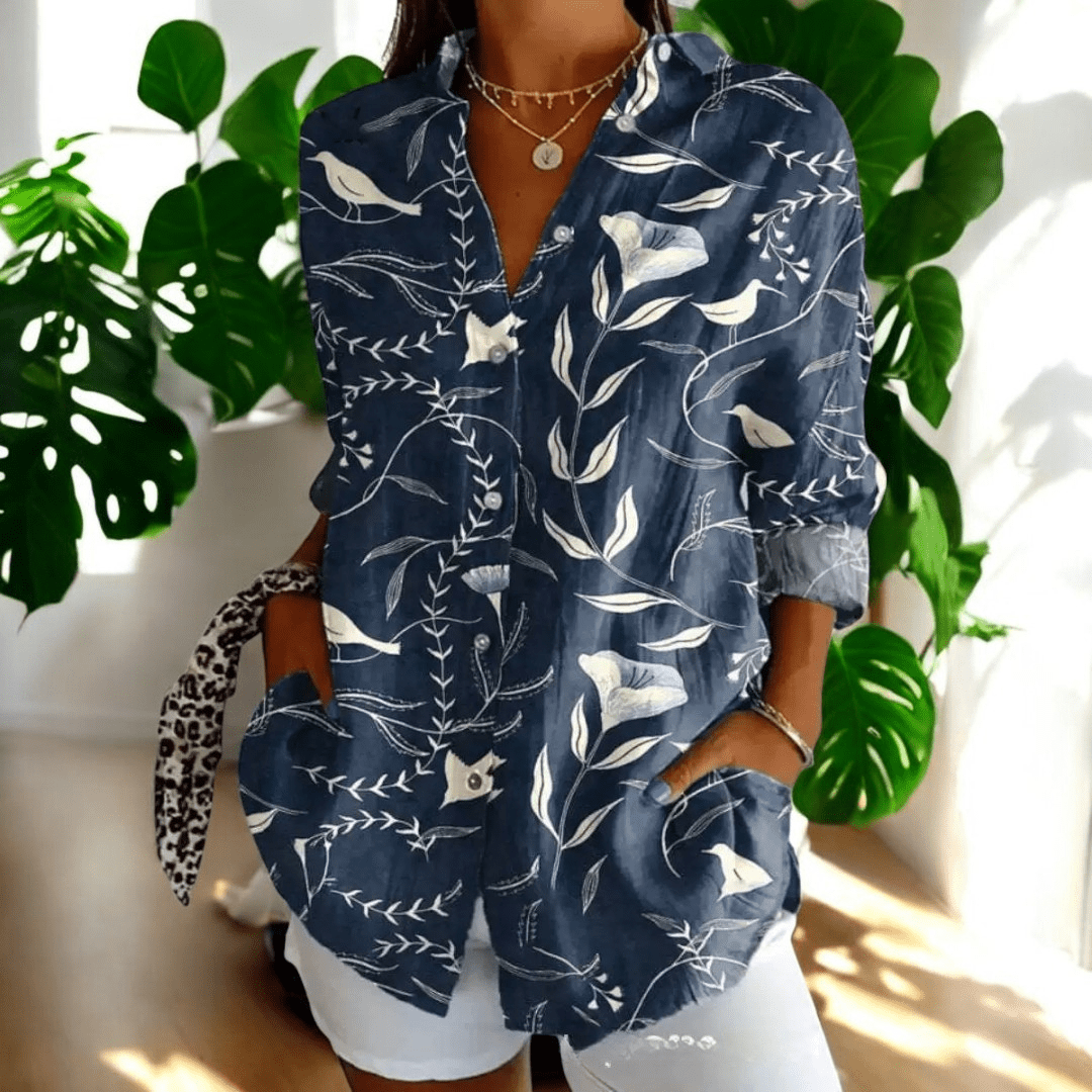 Hannah | Women’s Floral Vintage Blouse