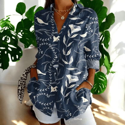 Hannah | Women’s Floral Vintage Blouse