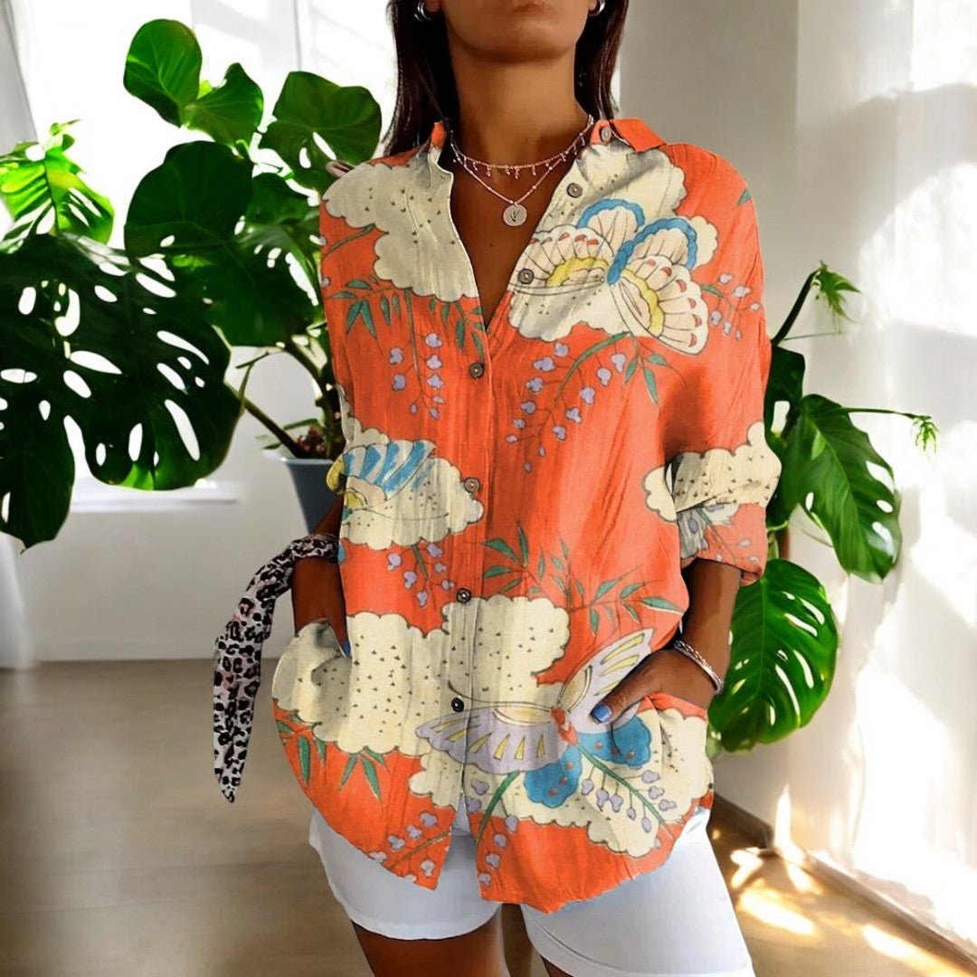 Hannah | Women’s Floral Vintage Blouse