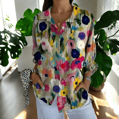 Hannah | Women’s Floral Vintage Blouse
