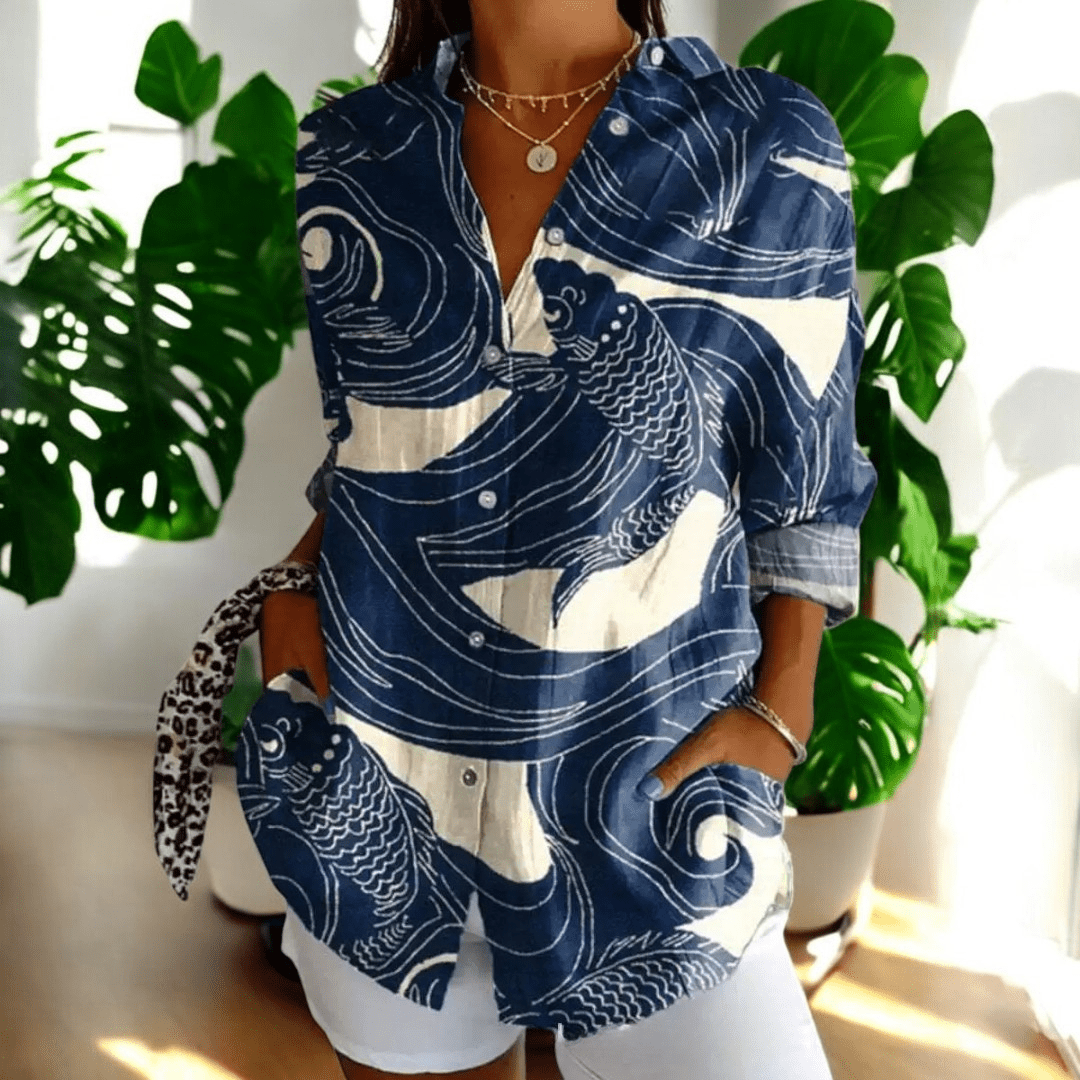 Hannah | Women’s Floral Vintage Blouse