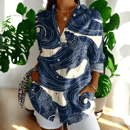 Hannah | Women’s Floral Vintage Blouse