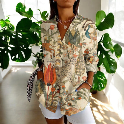 Hannah | Women’s Floral Vintage Blouse