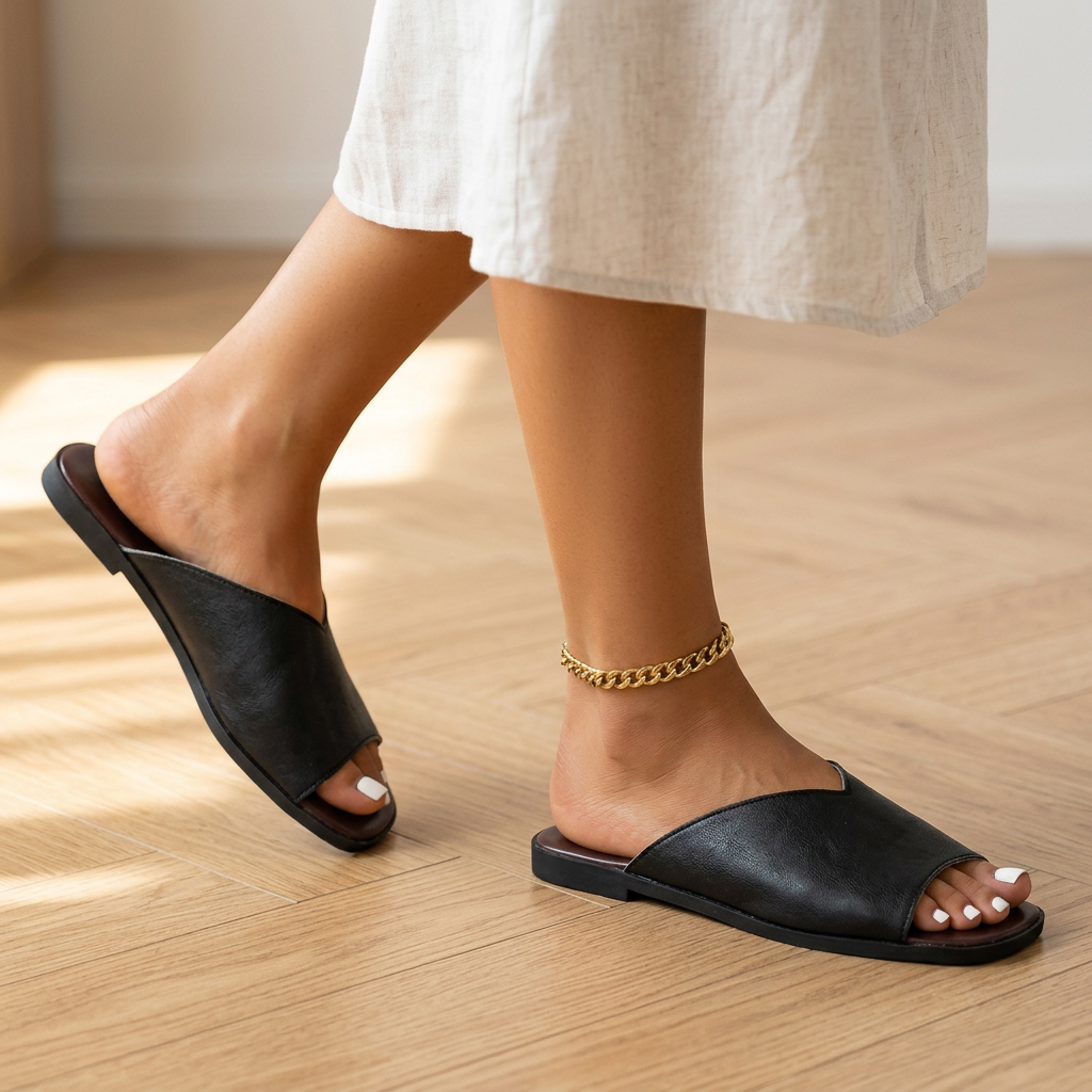 Eve | Women’s Flat Slide Sandals