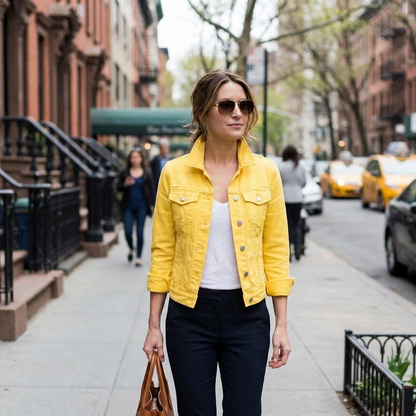 Marcie | Women’s Cropped Denim Jacket