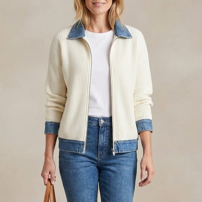 Maribel | Women’s Ribbed Knit Jacket