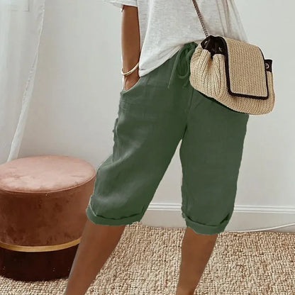 Maribel | Women’s Drawstring Bermuda Shorts