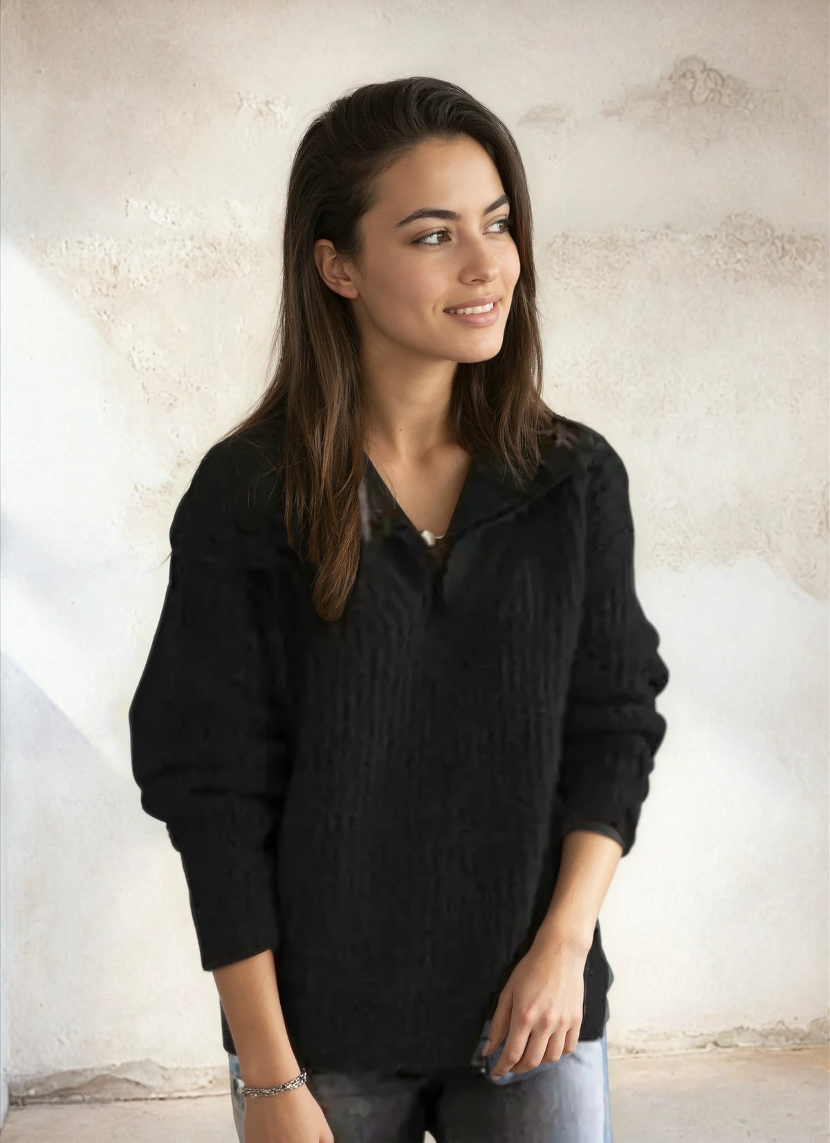 Blythe | Women’s Half-Zip Knit Sweater