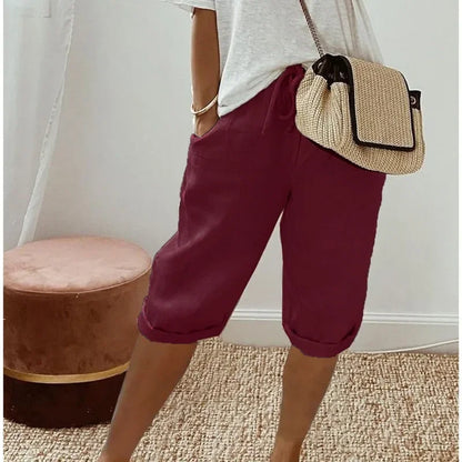 Maribel | Women’s Drawstring Bermuda Shorts