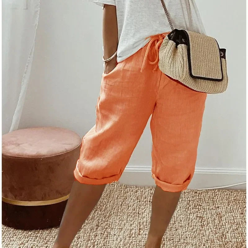 Maribel | Women’s Drawstring Bermuda Shorts