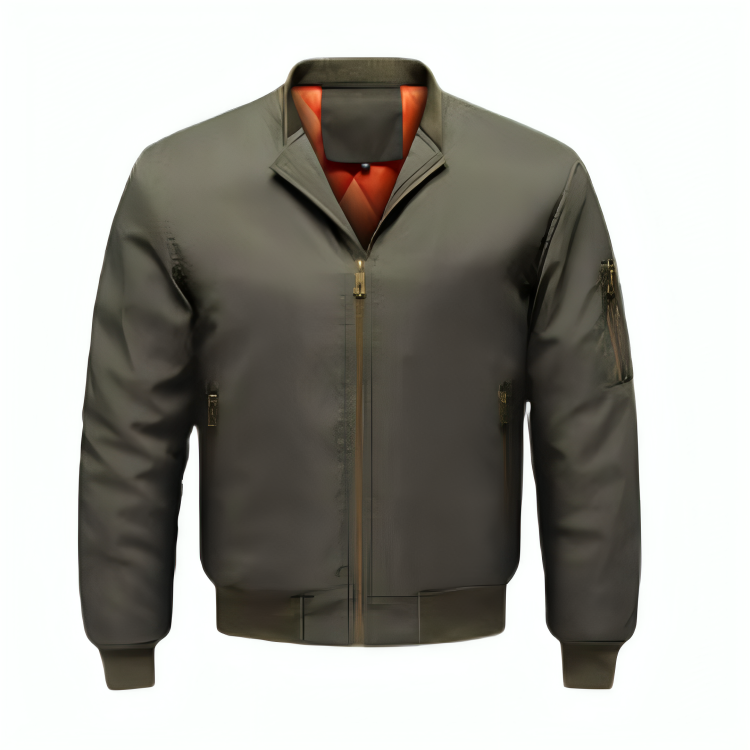 Alden | Men’s Zip-Up Bomber Jacket