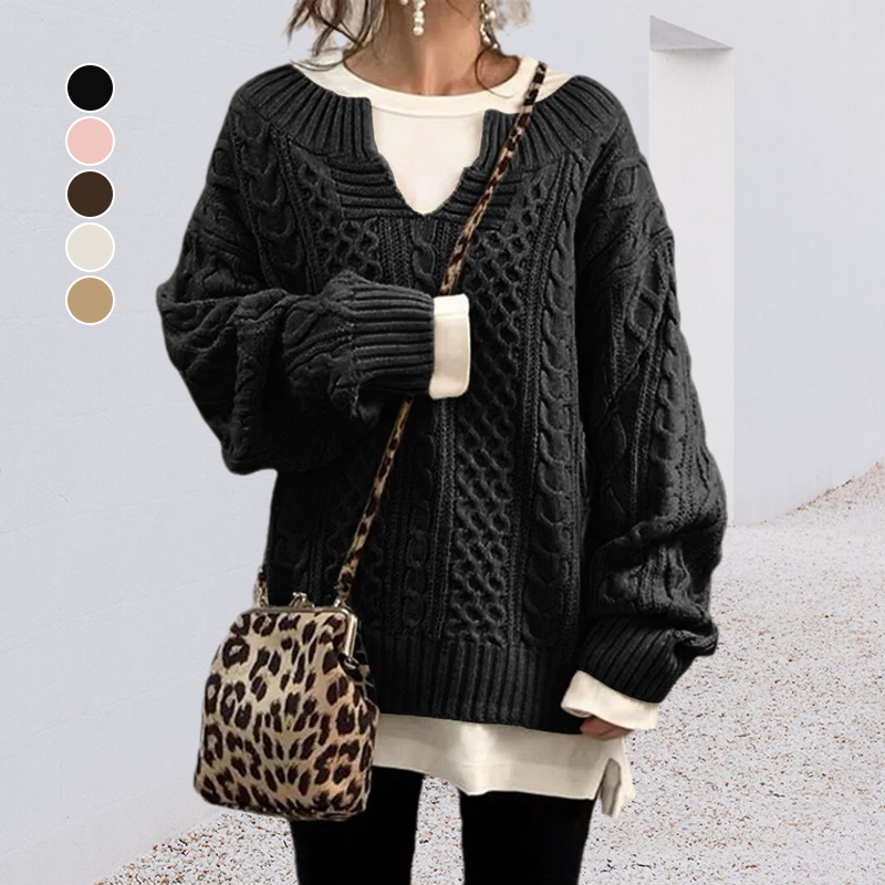 Mireya | Women’s Knit Crew Neck Sweater