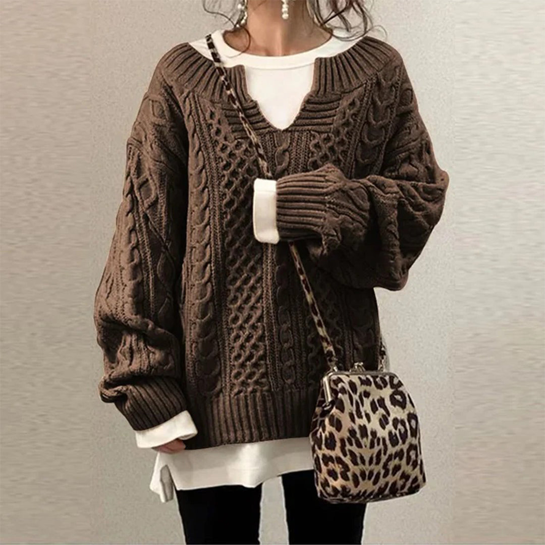 Mireya | Women’s Knit Crew Neck Sweater