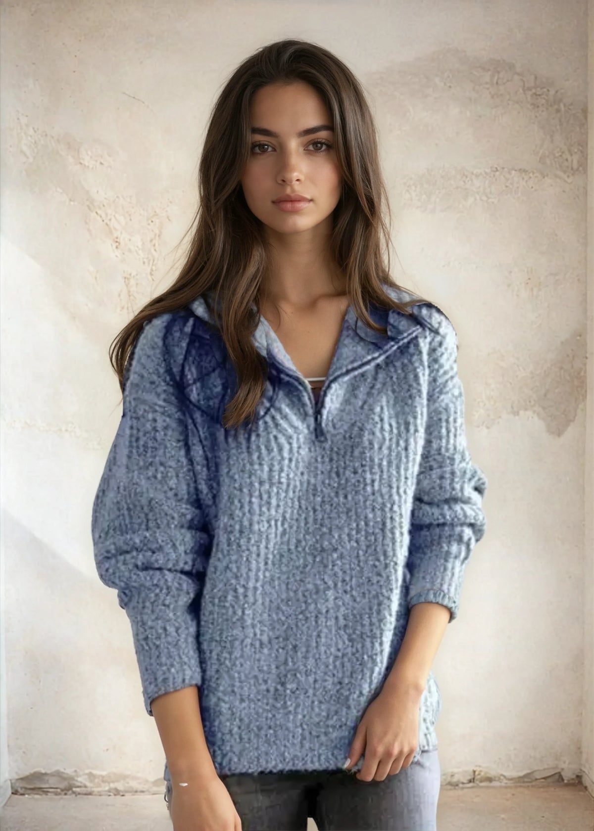 Blythe | Women’s Half-Zip Knit Sweater