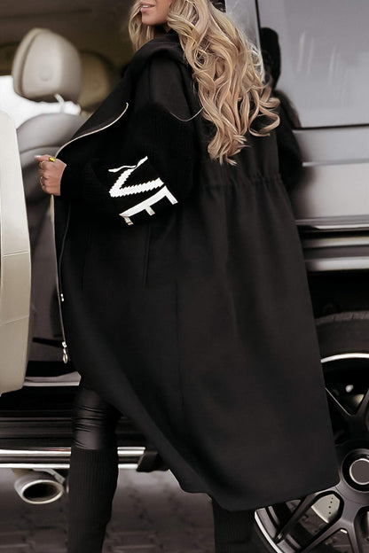 Delaney | Women’s Longline Patchwork Coat