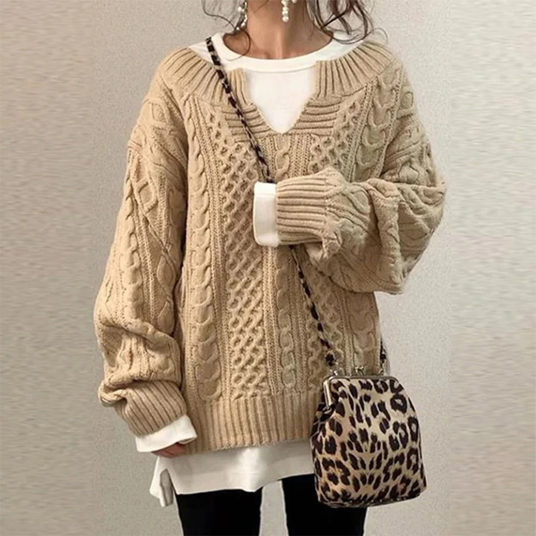 Mireya | Women’s Knit Crew Neck Sweater