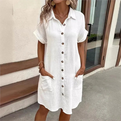 Hadley | Women’s Collared Shirt Dress