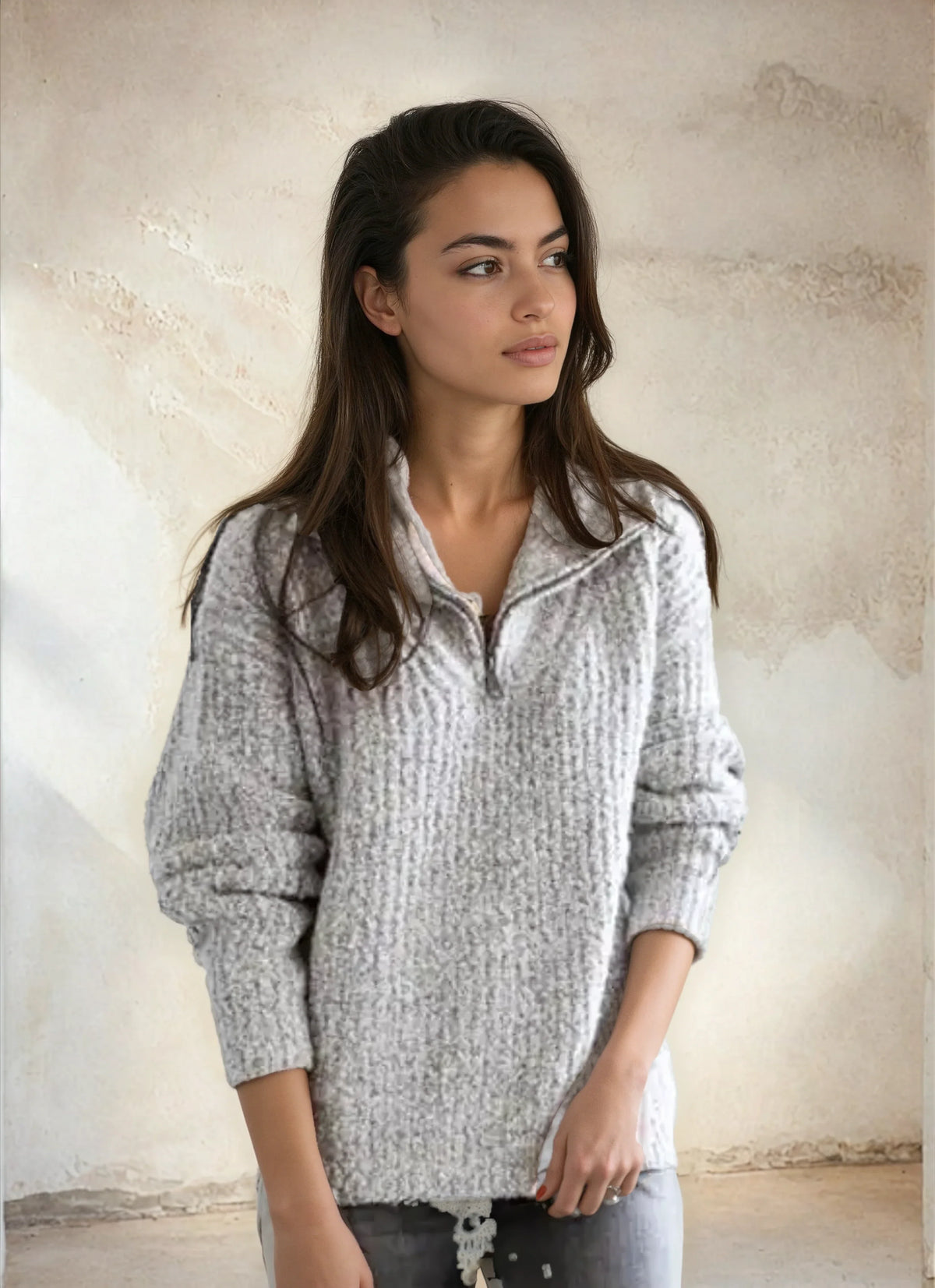 Blythe | Women’s Half-Zip Knit Sweater