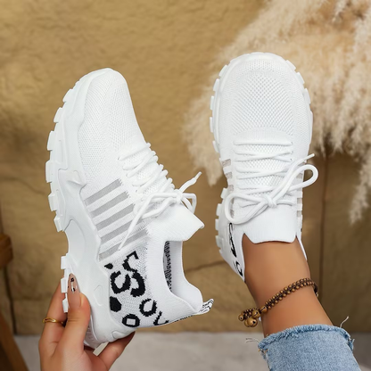 Everly | Women’s Orthopedic Breathable Lace Up Sneakers