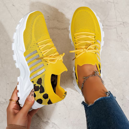 Everly | Women’s Orthopedic Breathable Lace Up Sneakers