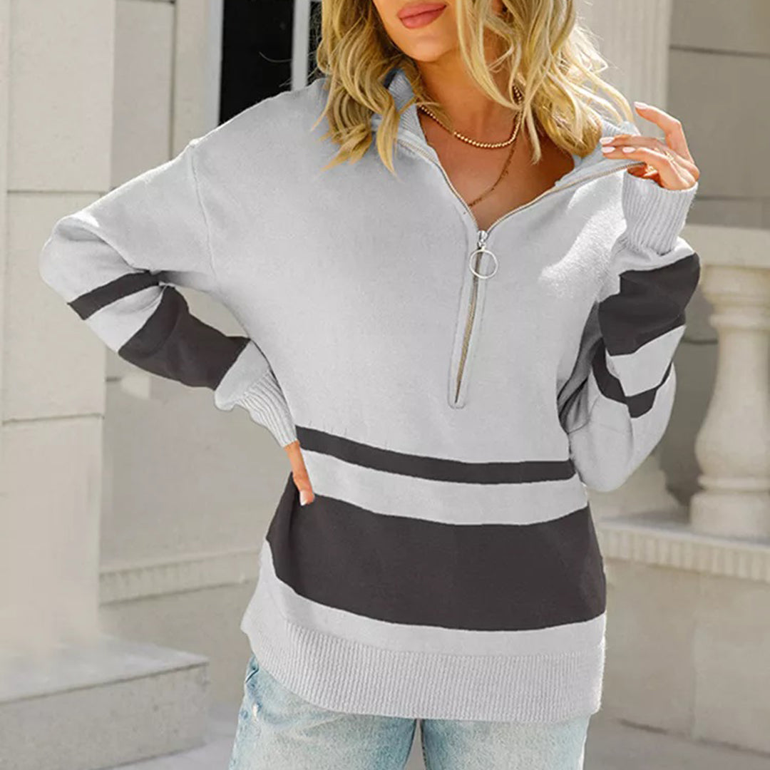 Marceline | Women’s Quarter-Zip Winter Sweater
