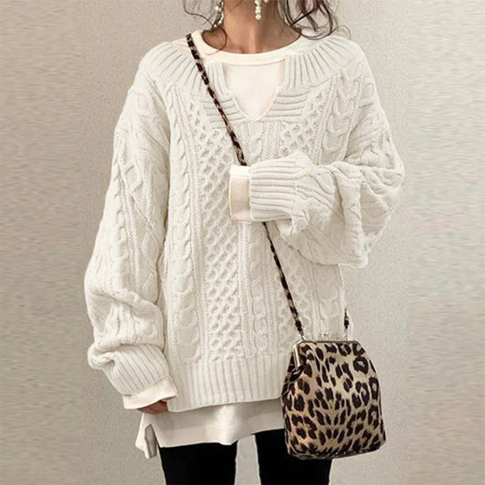 Mireya | Women’s Knit Crew Neck Sweater