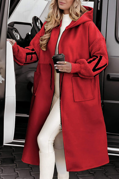 Delaney | Women’s Longline Patchwork Coat
