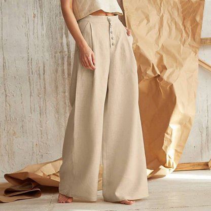 Paige | Women’s Relaxed-Fit Cotton Wide-Leg Pants