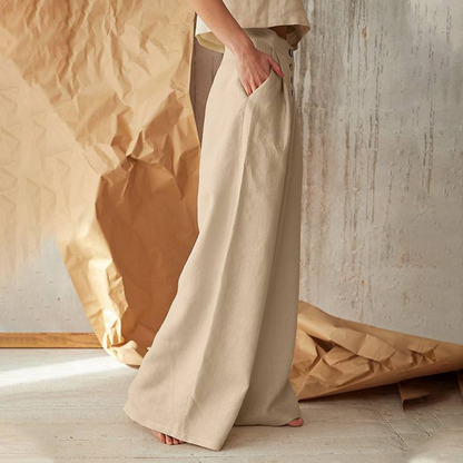 Paige | Women’s Relaxed-Fit Cotton Wide-Leg Pants