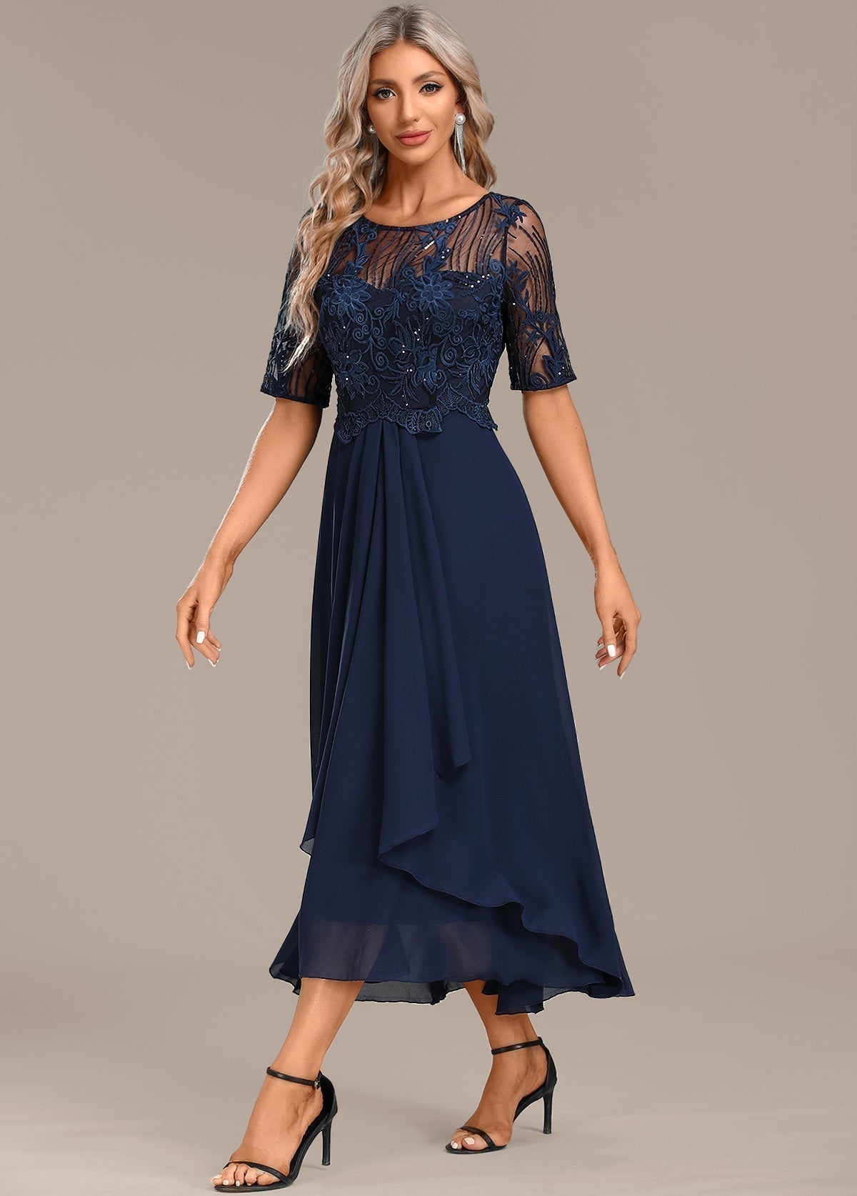Seraphielle | Women’s Lace Midi Dress