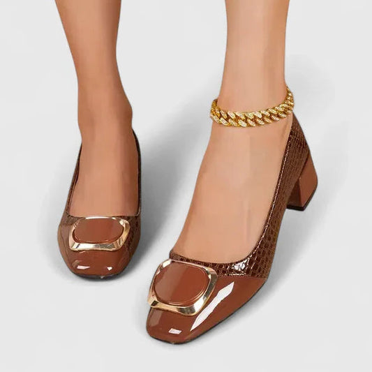Valleria | Women’s Comfortable Textured Block Heels