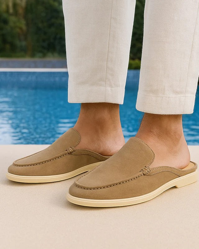 Gannon | Men’s Moc-Toe Backless Loafers