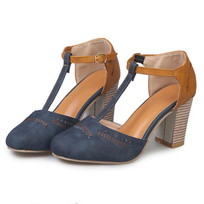 Mireille | Women’s Spring Chunky Heel Mary Janes