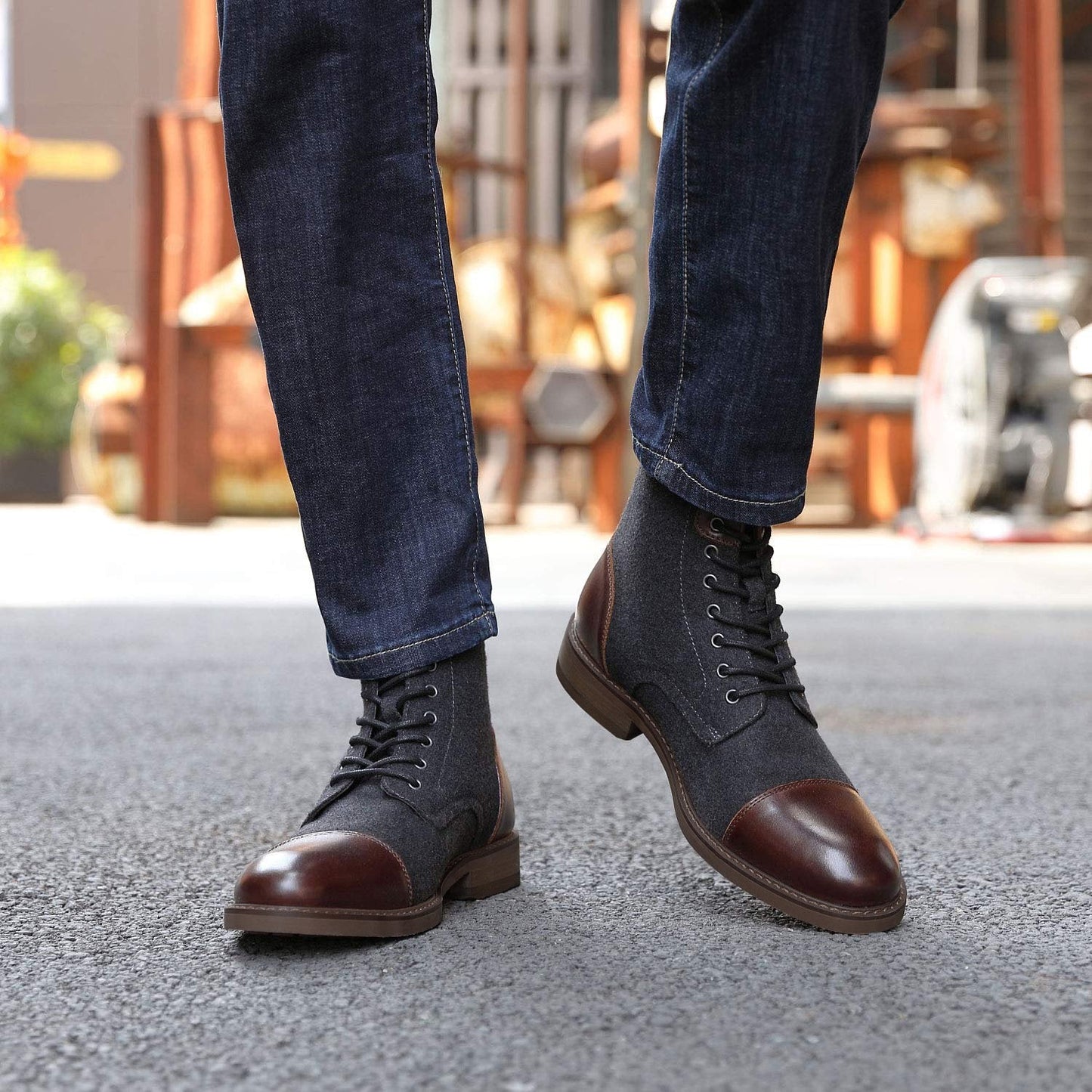 Conrad | Men’s Cozy Elegant High-Top Leather Boots