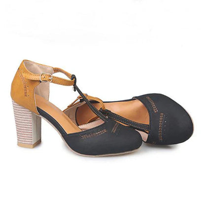 Mireille | Women’s Spring Chunky Heel Mary Janes