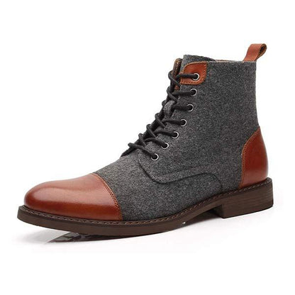Conrad | Men’s Cozy Elegant High-Top Leather Boots