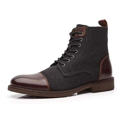 Conrad | Men’s Cozy Elegant High-Top Leather Boots