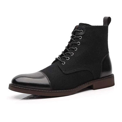 Conrad | Men’s Cozy Elegant High-Top Leather Boots